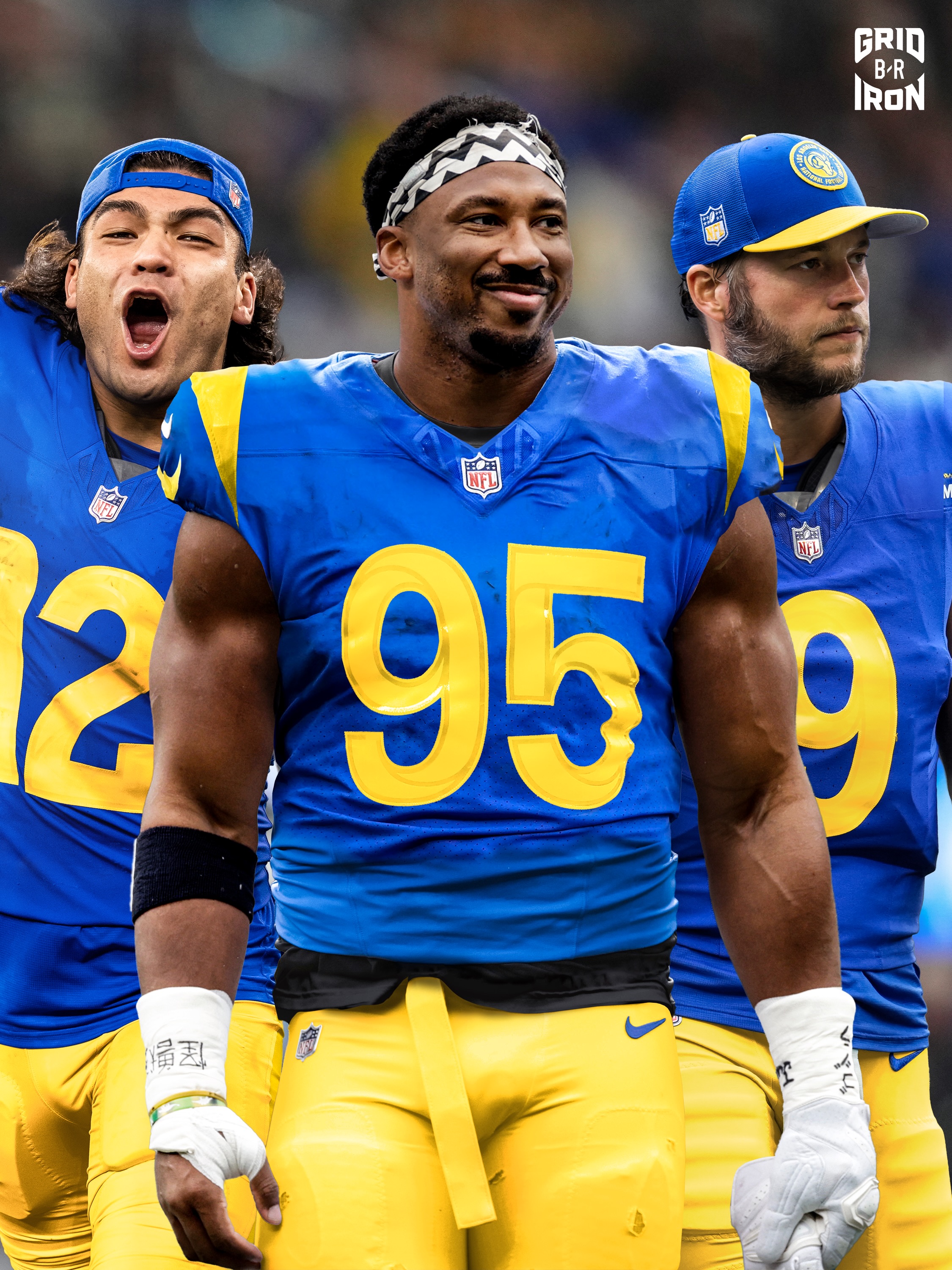 First look at Myles Garrett in a Rams uniform 🔥

LA loading up with starpower for a Super Bowl run? ⭐

(via @thegraphicgod)