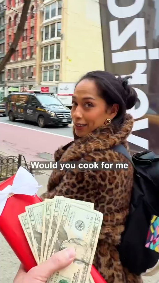 Paying strangers to cook for me in New York ft. @native #cookingchallenge #cookforme #cooking #newyork