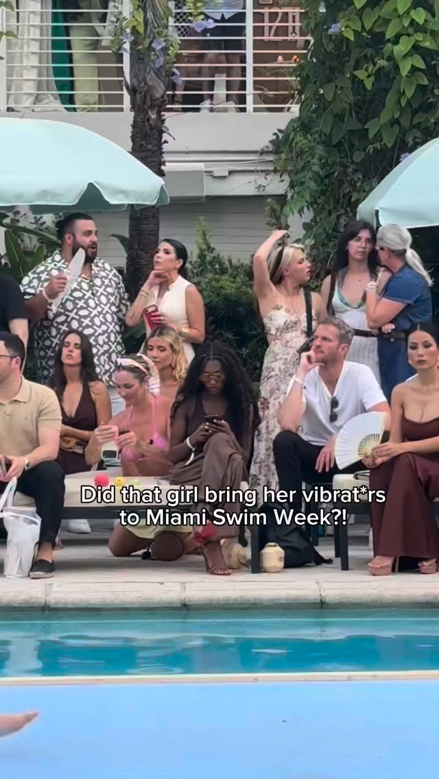 Spotted: fruity fruits at miami swim week 🍋🥑🍓