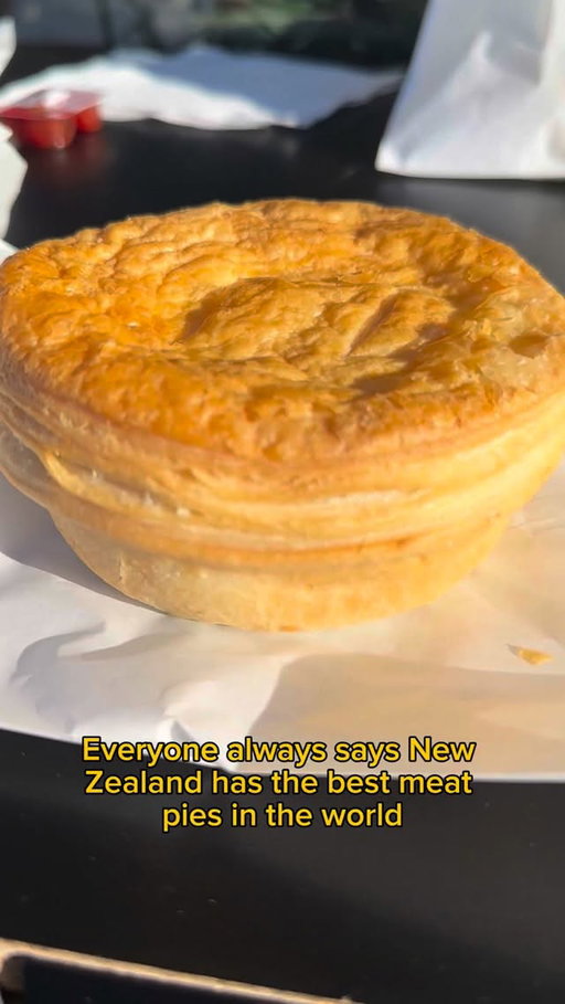 I don’t know how they do it, but meat pies are definitely better in New Zealand.

This was from a completely random neighbourhood bakery on the way to the airport because it felt wrong to leave NZ without trying one.

And 100% lived up to the hype.

Pastry was unreal. But I reckon it’s the dairy that sets them apart. I don’t know what they’re doing over there, but it freakin’ works.

Kiwis! what’s the secret?!