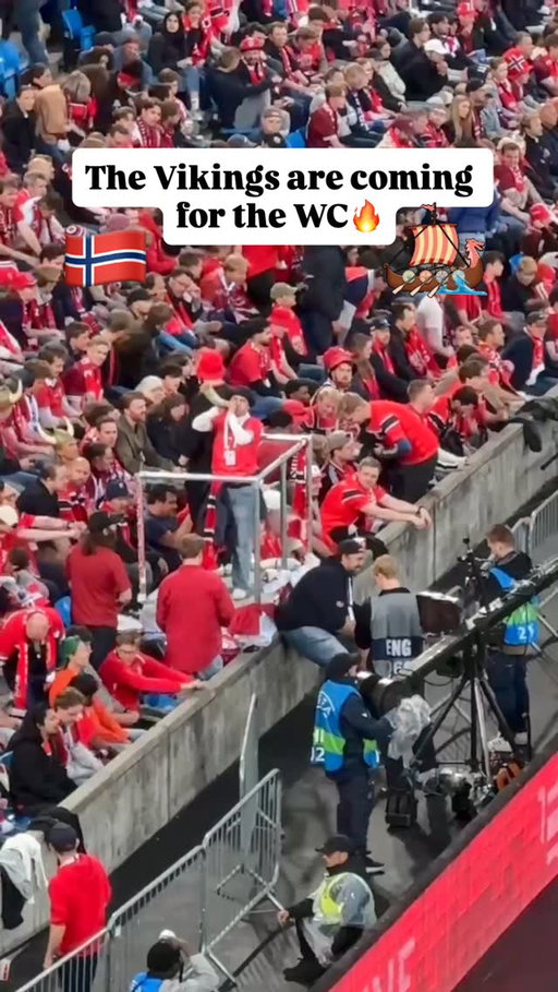 Deilig å RO Sverige i senk i går!🎉

Det gledes til turen over dammen!🇳🇴

 #norge #ro #fotballvm #ullevaal #vikingblod