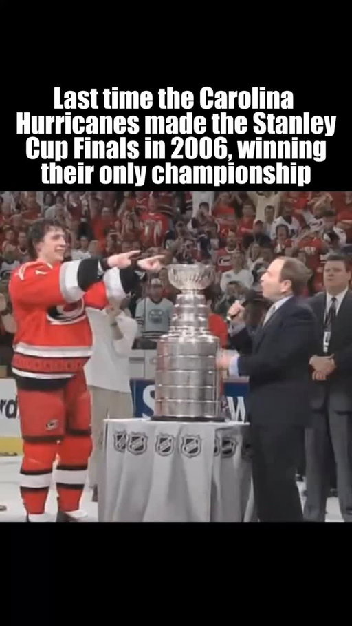 20 years since the Hurricanes have been here. Captain Rod Brind'Amour is now the head coach!

#NHL #hockey