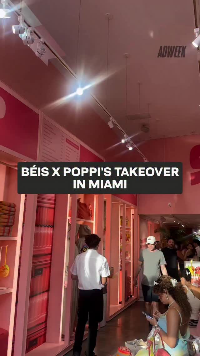 @beis and @drinkpoppi…together..SAY LESS!

To close out Miami Swim Week, the two brands came together to host the Sip N’ Trip Souvenir Shop. The event celebrated their new partnership featuring rollers, seasonal totes, beach essentials, and accessories. 🫧