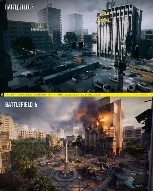 You know the alley 👀

Cairo Bazaar, our reimagining of Battlefield 3’s Grand Bazaar, arrives with #Battlefield6 Blastpoint on June 9:

💥 New destruction-driven routes and flanking opportunities
 🗺️ A sector-by-sector breakdown
 🎯 Tips for mastering the map

Link in bio to dive into the dev map guide.