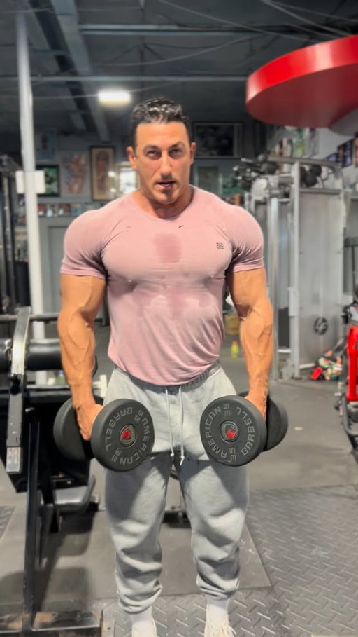 Most people butcher the dumbbell lateral raise and then wonder why their shoulders never grow.

The goal isn’t to see how much weight you can swing. The goal is to keep tension on the side delt from the first rep to the last. Start by slightly leaning your torso forward, keep a soft bend in the elbows, and think about driving your elbows out and away from your body rather than lifting the dumbbells up. Your hands are just along for the ride.

Another mistake I see all the time is people turning the movement into a full-body exercise. If your lower back is swinging, your knees are bouncing, or you’re using momentum to get the weight moving, you’ve already taken tension away from the muscle we’re trying to target. Slow the weight down, own every inch of the rep, and make the side delts do the work.

My favorite cue: lead with the elbows. Not the hands. Not the wrists. The elbows. When you focus on separating your elbows from your torso and reaching them outward, the side delts light up immediately and the movement becomes almost idiot-proof. Less ego. More tension. More growth.

If you’re tired of guessing and want a customized training, nutrition, supplementation, and physique strategy built around your goals, I am now working very closely with new online clients 👉🏼 @team.sadik