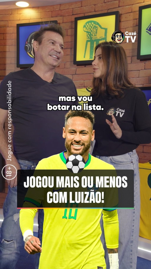 🔥👀O LUIZÃO CRAVOU: JOGOU MAIS QUE TODOS OS ATACANTES DO ATUAL CICLO!🇧🇷🔥

A convite da bet365, o penta Luizão, referência com a camisa 9 por odne passou entrou na trend: quem jogou mais (ou menos) que o Luizão? Detalhe: os jogadores na disputa TODOS fizeram parte do ciclo de 2026! E ai, concorda com o penta?

SPA/MF nº 250, de 07/02/2025. Jogue com responsabilidade. 

#publibc #bet365 #luizao #penta #selecao