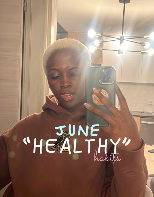 june is the perfect time to reset and be intentional about how you treat your body and mind 🧚🏾 these are habits i’ve been working on and they have genuinely changed how i feel day to day. swipe through, save this, and pick one to start this month. 

happy new month 🤍

#newmonth #healthyhabits #selfcare #ememandy