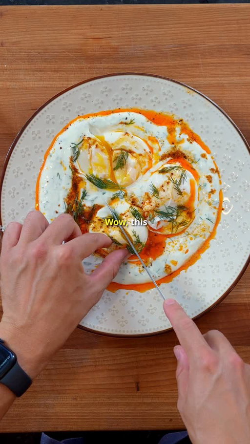 Turkish Eggs (Çılbır) | The contrast between the cold yogurt and warm spiced butter is ridiculous.

Every recipe I make gets posted to Provecho, along with thousands more from other creators. Ingredient lists, detailed instructions, shopping lists, and all the little tips that don’t fit into my short videos.

Recipe link in bio.

#TurkishEggs #Cilbir #BreakfastRecipes #BrunchRecipes #EggRecipes