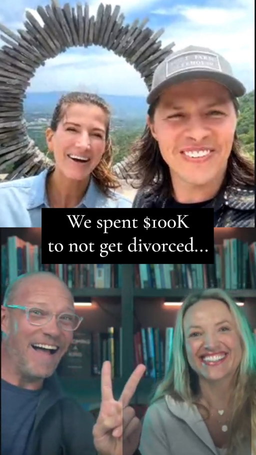 10 months apart.
Nearly $100,000 spent on divorce process.
What do you think changed?

Most couples don't wake up one day wanting a divorce. More often, it's the result of years of disconnection and unresolved hurts. Do you agree?

If your marriage feels distant, or not quite what it used to be, there is still hope. Reconnect on THRIVE Marriage Retreat at @boltfarmtreehouse on July 22–24 with our incredible marriage coaches.

Two days above the clouds and a chance to build a new marriage with the same spouse.

Comment "THRIVE" and we'll send you the details.
