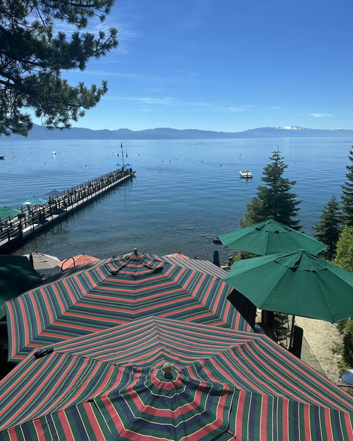 This is the view from today’s Ticker Tape Investor luncheon on Lake Tahoe.  We just out did the Chicago River view.  Amazing.