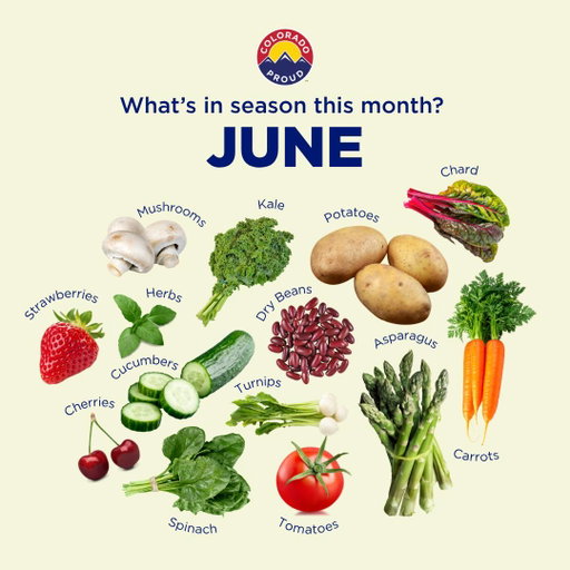 It’s June in Colorado and the produce is kinda going off right now 🍓🌽🥬

Everything’s fresher, brighter, and actually tastes like it’s supposed to! Farmers' markets are stacked, roadside stands are popping up everywhere, and honestly… there’s no better time to eat local.

Download the Colorado Proud Produce Calendar (🔗 in bio)