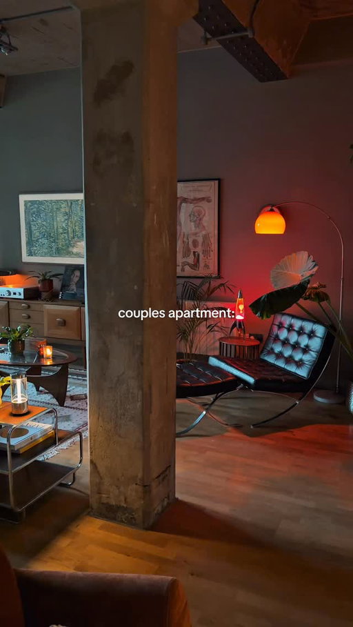 we love our home 🏡😌🌆

#apartmentaesthetic #midcenturymodern #foryou #interiordesign #boyandgirlapartment apartmenttherapy couplehome loftdecor nycapartment coupleapartment dayvsnight midcentury midcenturymodern loftapartment hisandherapartment mcmfurniture livingroominspo interiordesign loftapartmentvibes apartmenttour