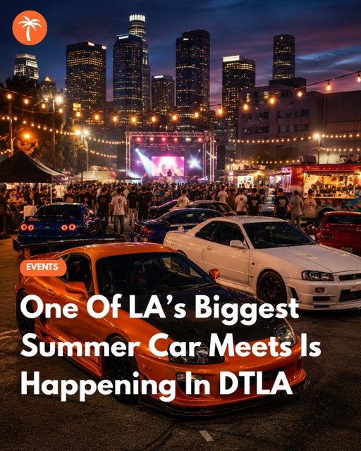 Car culture is taking over Downtown Los Angeles on June 20 as the Origins DTLA Auto Show + Fast Food Night Market returns to The Courtyard DTLA (334 S Main St, Los Angeles, CA 90013) from 6:00 PM to 10:00 PM. The event will feature custom cars, imports, exotics, live DJs, food vendors, local businesses, special guest appearances, and a flame show throughout the night. Organizers say attendees can expect a mix of LA’s automotive scene, street food, music, and night market energy all in one location. Vehicle showcases begin rolling in earlier in the evening, while spectators can explore the food vendors, check out unique builds, and enjoy one of Downtown LA’s largest car-focused night events of the summer.

📍 The Courtyard DTLA
334 S Main St, Los Angeles, CA 90013

📅 June 20, 2026

⏰ 6:00 PM – 10:00 PM

Custom Cars • Food Vendors • Live DJs • Flame Show • Night Market • Special Guests
#LA #losangeles