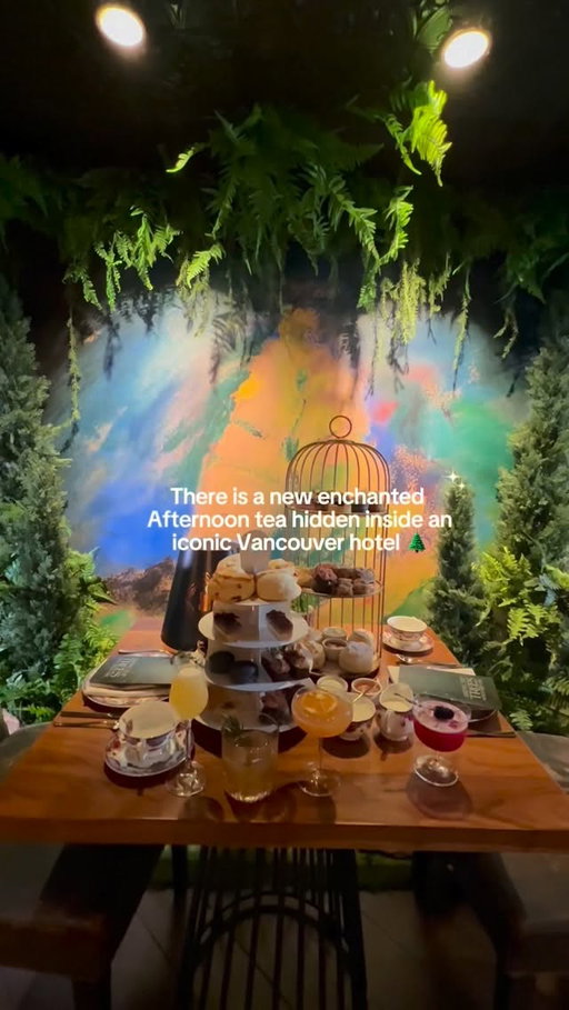 This isn’t an art exhibit—it’s actually afternoon tea @notch8restaurant 🌲✨

Inspired by the iconic work of Emily Carr, Among The Trees is a magical afternoon tea experience that transforms Notch8 into an enchanted forest filled with nature-inspired décor, artistic details, and beautifully crafted bites. Created in collaboration with @vanartgallery exhibition That Green Ideal: Emily Carr and the Idea of Nature, each sweet and savoury item celebrates the beauty of British Columbia while bringing Carr’s artistic vision to life. Pair it with one of the themed cocktails inspired by her most beloved works for the full experience.

Available Thursday–Sunday from May 22 to September 20, 2026.

📍 Fairmont Hotel Vancouver

#notch8 #fairmonthotelvancouver #afternoontea #vancouvereats #hiddengem
