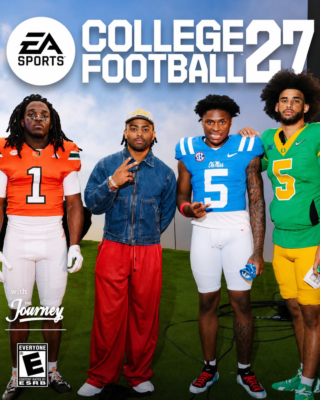 hung up my cleats, but still making plays — EA College Football 2027 Cover Shoot.

Appreciate @easportsofficial for trusting us to help tell some of the biggest stories in sports — My dream partnership. 

From growing up playin the game, watching it disappear,  playing college football without the game, and to now being here cooking up for the EA game/brand —full circle.

What a journey it’s been, and what a journey it continues to be. Thank you God, for everything.

Full CFB 27 reveal on June 4th!
#SponsoredByEA #CFB27 @easportscollege