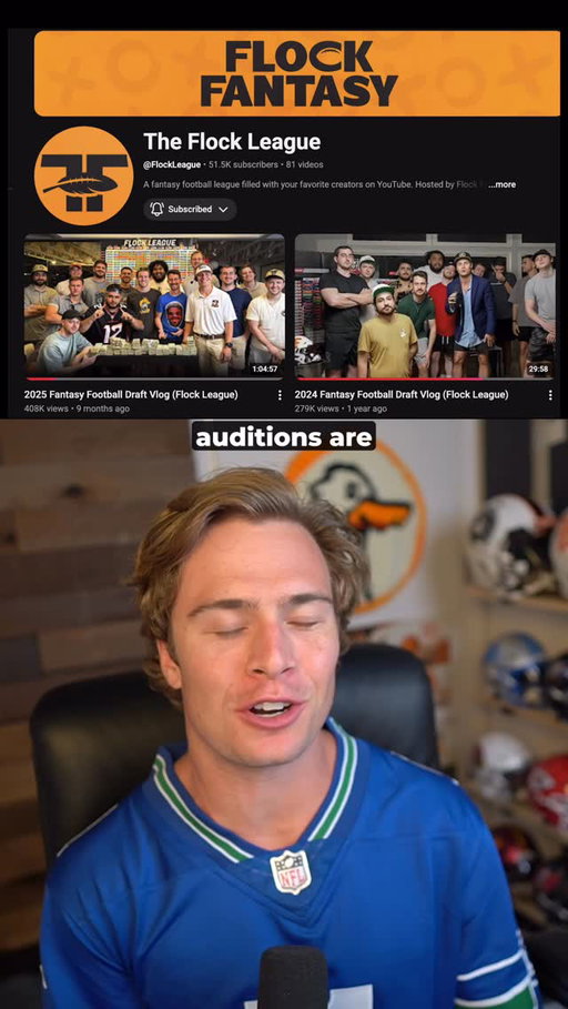 2026 Flock League fan audition is now open

$140,000 prize pool this year