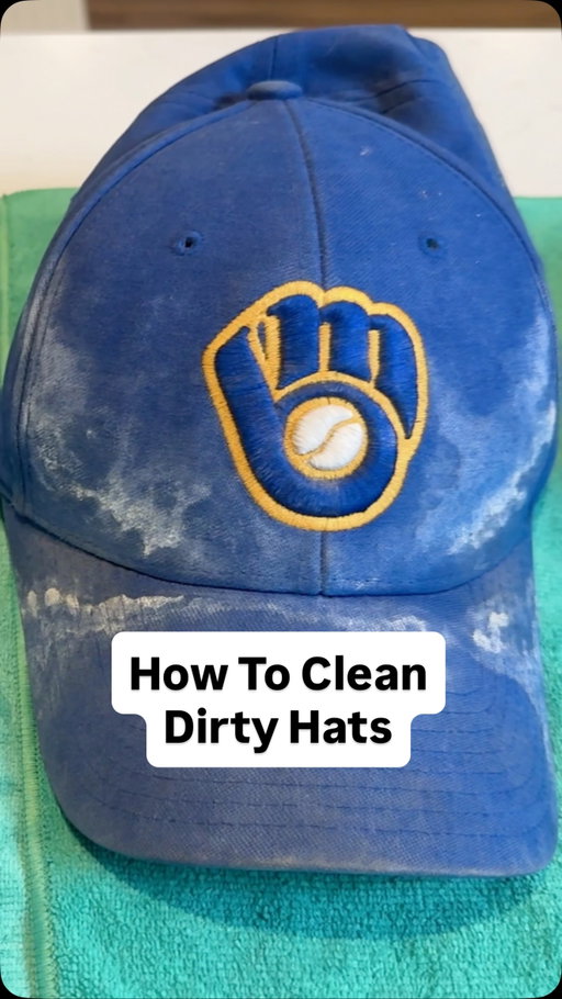 The best way to clean dirty hats!