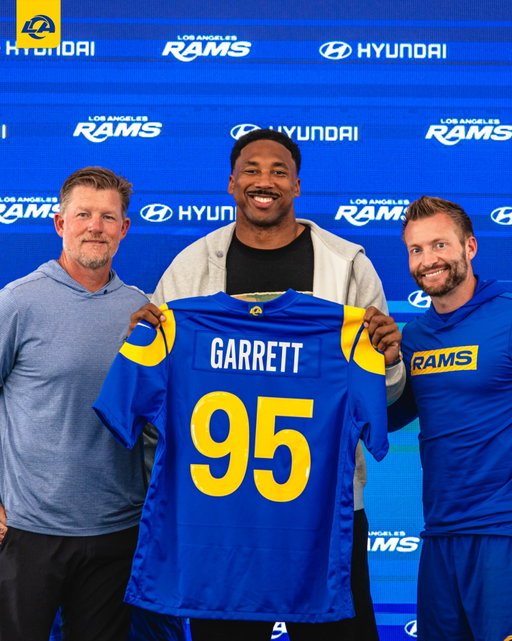 Welcome to Los Angeles, Myles Garrett! 🐏🏡
