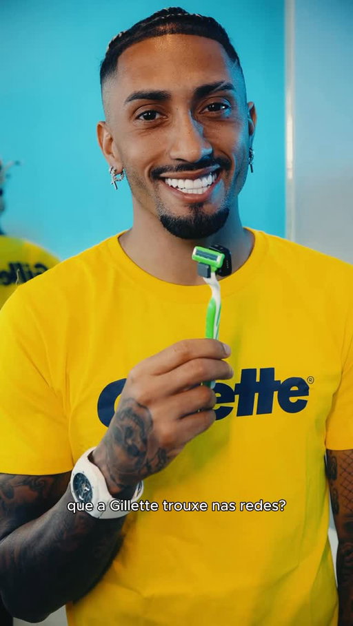 Visual #CaraDeCampeão ativado! 🪒⚽️
Cavanhaque da sorte, foco no objetivo e a confiança de quem tá pronto pro desafio. Vai ficar de fora dessa? Vamos com tudo! Valeu @gillette_brasil 

#Publicidade