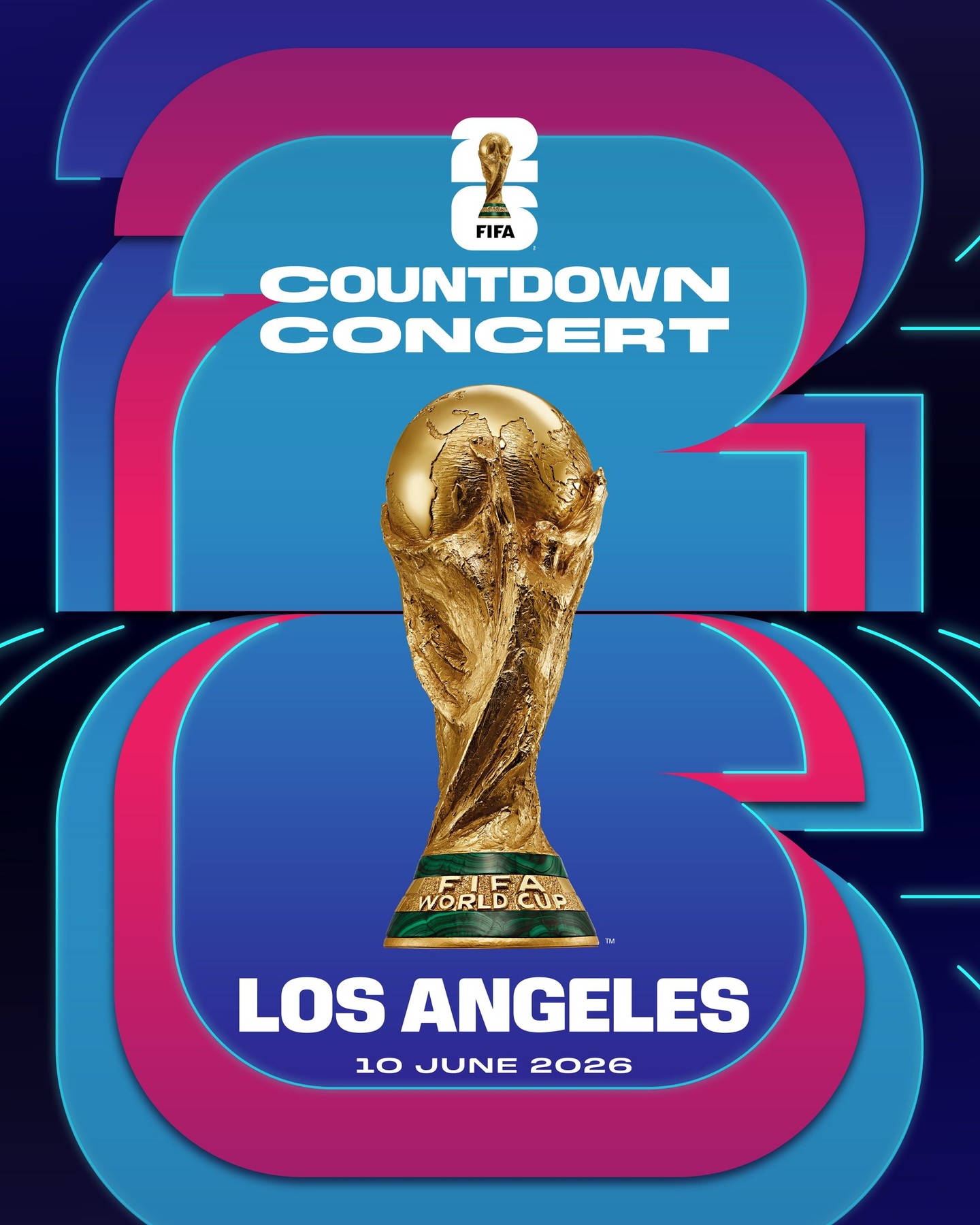 Los Angeles Countdown Concert lineup is here 🔥 
 
On June 10, the FIFA Countdown Concert in collaboration with the Grammys comes to Crypto.com Arena. 

Featuring performances by Diplo’s Major Lazer, Davido, and more special guests to be announced soon 👀

⏰ 5:00 PM CST
🎟️ Learn more on tickets - link in bio 
📺 Live on TikTok June 10
▶️Watch on demand on VuMe Live, after the event.

#FIFAWorldCup