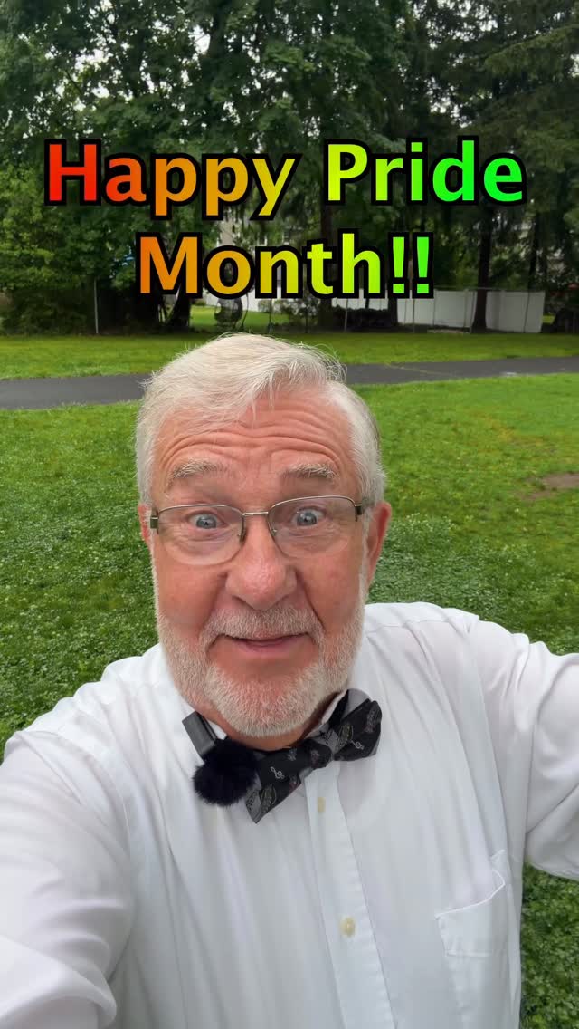 Happy Pride Month 😁 I showed this video to someone and they said I am Ally. My name is John, not Ally 👍 Thank you for watching. #pride