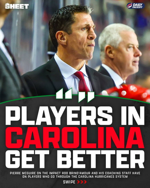 "Players in Carolina get better at the NHL level."

Pierre McGuire and Jeff Marek discuss the Hurricanes' ability to develop talent and why so many players continue to improve in Carolina

Presented by @canadaslifeline 

#SoundTheSiren #TheSheet