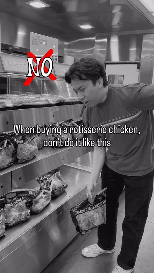 Happy National Rotisserie Chicken Day! This is a reminder to shop safely. 🍗🍗

(Disclaimer: This video is made purely for comedy and is not actual medical advice.)