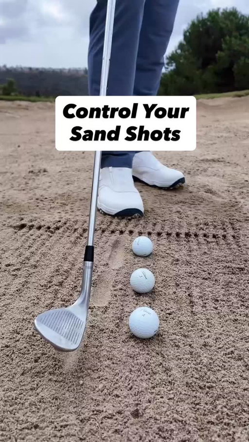 Most golfers can get out of the sand but can’t control what happens next.
It’s all about your entry point — how close you hit behind the ball changes the flight, spin, and rollout.
Experiment with it and learn how to control your bunker shots like the pros!