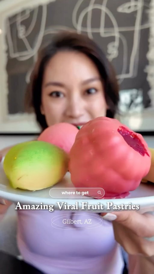 🔥Trying the viral fruit pastries!

@linasmacarons invited me to try her newest creation and of course I said “when, what, where?” These gorgeous pastries are INCREDIBLE. The shell is nice and thin. Perfect crunch. Cream so airy. Sweet but not too sweet. Always a win when the dessert looks pretty and taste amazing too. 

Ugh, I’m already wanting more 🥲

Favorite Flavors:
✨ Passion fruit mango
✨ Mango
✨ Chocolate banana
✨ Lemon
✨ Raspberry 

Send this to your bestie! Go get your hands on these

PREORDER: @linasmacarons!
Or pop in at @gilbertmarket (Gilbert, Arizona)

Although this was an invitation to taste, all thoughts are my own. 

#phxfoodculture #gilbertfarmersmarket #dessertlovers #gilbertaz fruitpastrycake
