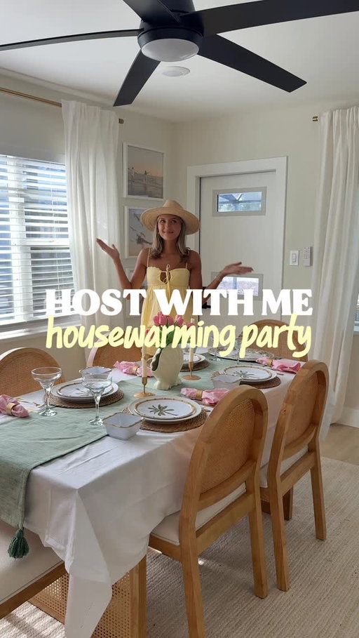 #ad all ready to host the girls for a housewarming dinner / belated birthday fun made affordable by @beallsflorida 🌴💕🌸 find your nearest store via the link in my bio #BeallsFloridaPartner #ShopWithMe