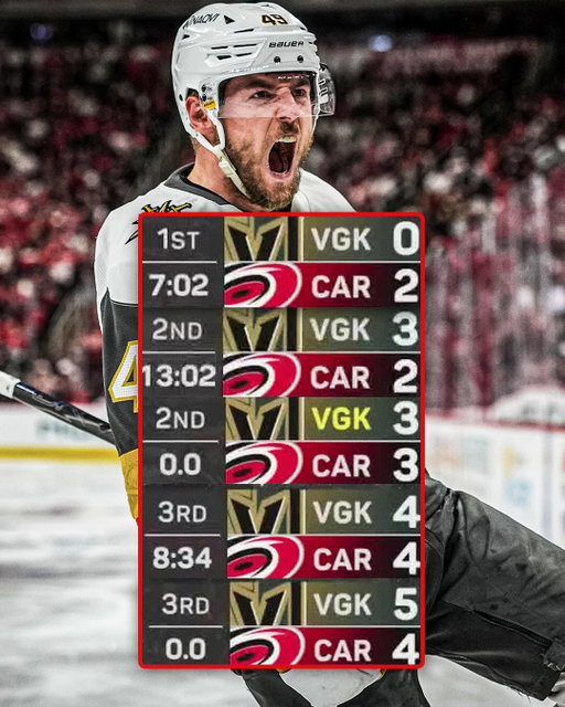 ARE YOU NOT ENTERTAINED?! 🔥

VEGAS TAKES GAME 1 OF THE STANLEY CUP FINAL IN AN ABSOLUTE THRILLER 🤯