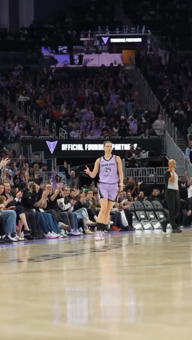 These @valkyries threes look even better inside the arena 😮‍💨

They hit a franchise-record 12 3PM in the first half! 

PDX-GSV | League Pass | 2026 WNBA Commissioner’s Cup | @Coinbase