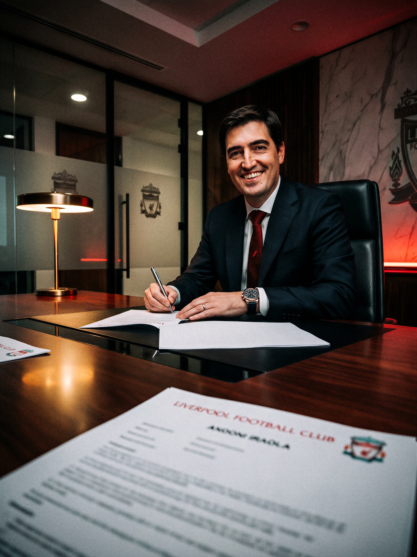 🚨 𝐁𝐑𝐄𝐀𝐊𝐈𝐍𝐆: Andoni Iraola 𝐒𝐈𝐆𝐍𝐒 a 𝐓𝐖𝐎 𝐘𝐄𝐀𝐑 𝐂𝐎𝐍𝐓𝐑𝐀𝐂𝐓 as new Liverpool coach until June 2028 🔴✍🏼

Deal sealed with Spanish manager to be unveiled this week as replacement for Arne Slot as exclusively revealed on Saturday.

Pablo de la Torre, Tommy Elphick, Shaun Cooper, Tom Webber are all backroom staff members wanted by Andoni Iraola 🫱🏻‍🫲🏼

𝐍𝐄𝐖 𝐄𝐑𝐀 𝐀𝐓 𝐀𝐍𝐅𝐈𝐄𝐋𝐃. 🇪🇸