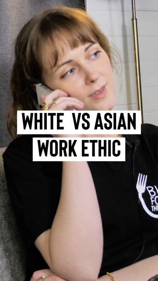 A silly sketch on Asian vs White work ethic 🤣😭 #funny #comedy #asian #sketch