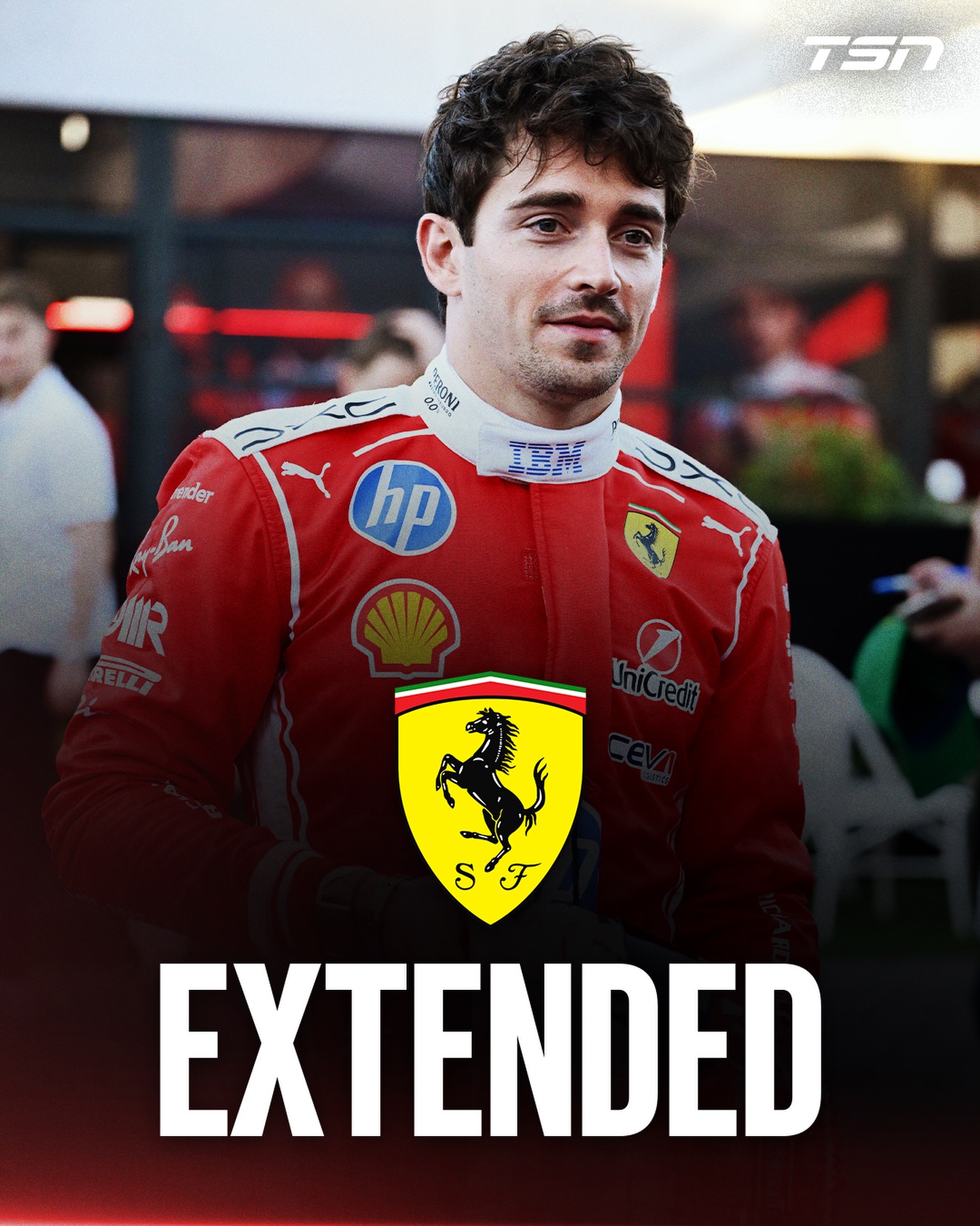 Charles Leclerc has signed a multi-year extension with Ferrari, the team announced this morning.