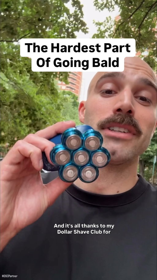 Look like you’re in a happy marriage with the For Your Head shaver from Dollar Shave Club.  #DSCPartner #ad @dollarshaveclub