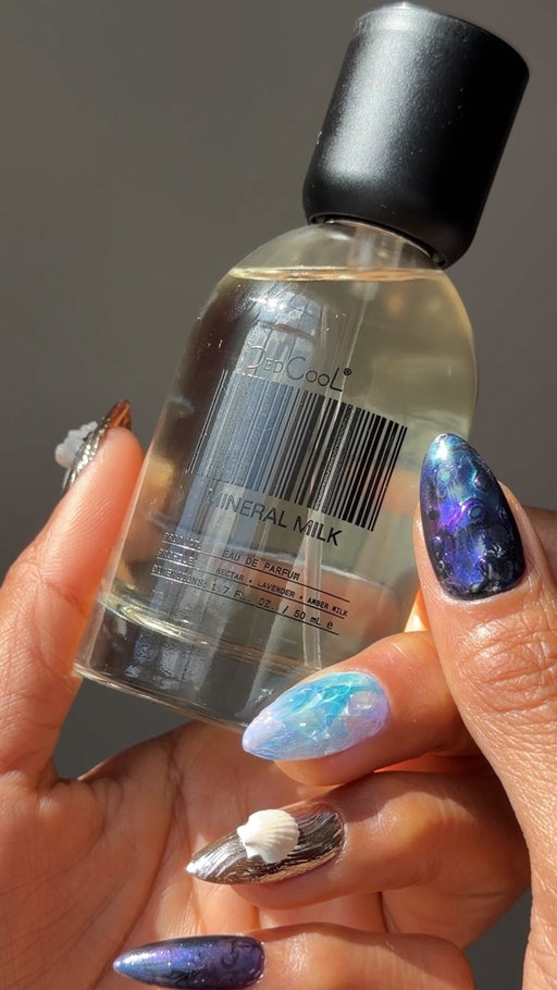 the mineral milk moodboard has expanded to nail art