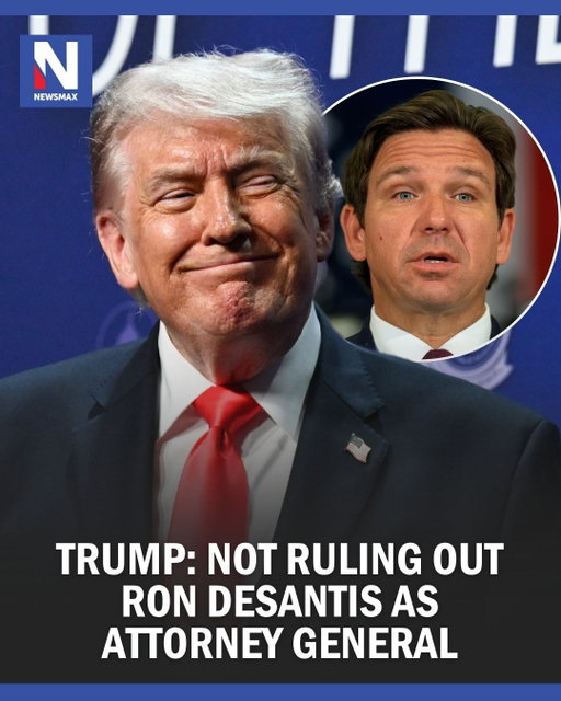 UNDER CONSIDERATION: President Trump said he's not ruling out Florida Gov. Ron DeSantis to replace former Attorney General Pam Bondi.⁣
⁣
Link in bio.