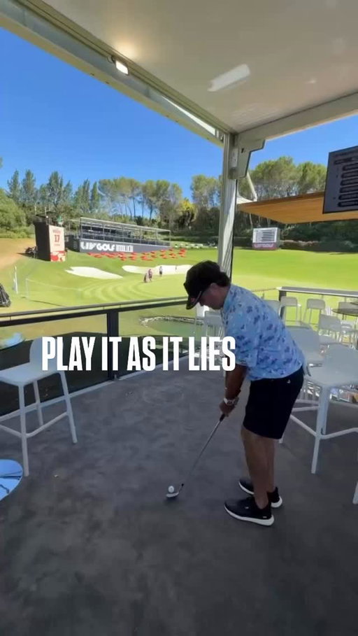 Not a bad place to lay up 👀 @fireballsgc_ 
.
.
.
#golf #golfer #trickshot #livgolf #bubbawatson