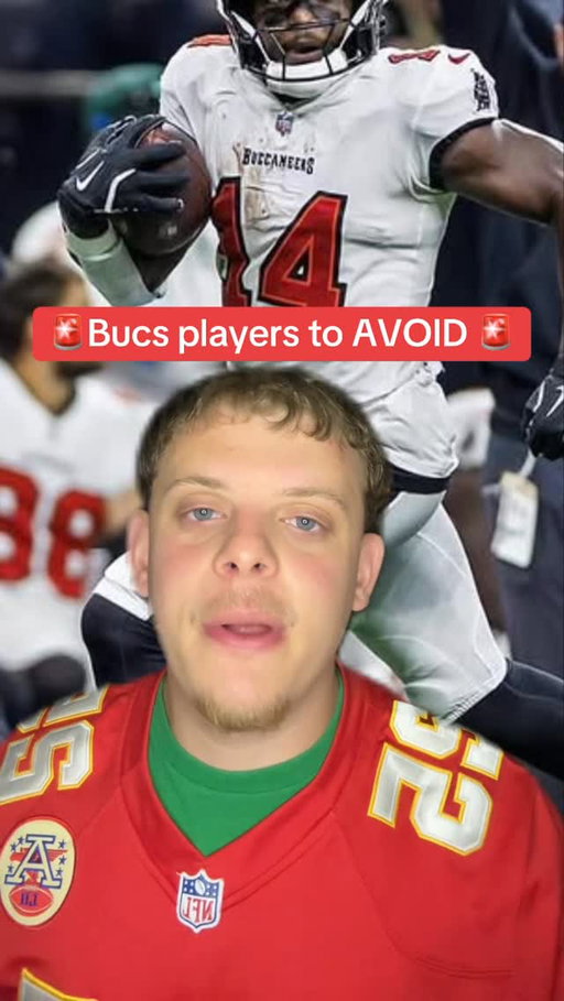 🚨 Be careful with these Bucs players 🚨
#fantasyfootball 
#bucsnation 
#fantasyfootballadvice 
#nflfantasy 
#walterpicks