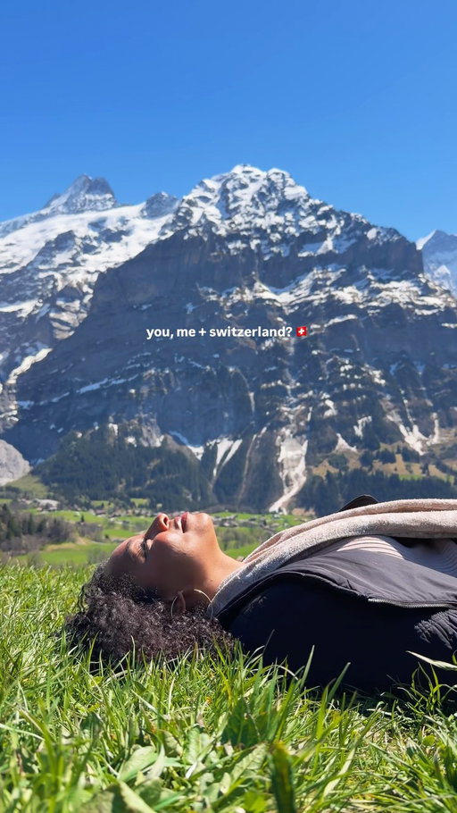 Welcome to Switzerland! 🇨🇭 The place that calmed my soul. Land of snowy mountains, alpine lakes and green grass as far as the eye can see. 

Every train ride looked like a postcard, every village felt like it belonged in a storybook, and life just seemed to be a little more beautiful. 🫶🏽

I can't wait to share more! Have you been to Switzerland yet? 

#switzerlandtrip #visitswitzerland #travellifestyle #essencetravels #blacktravelblogger
