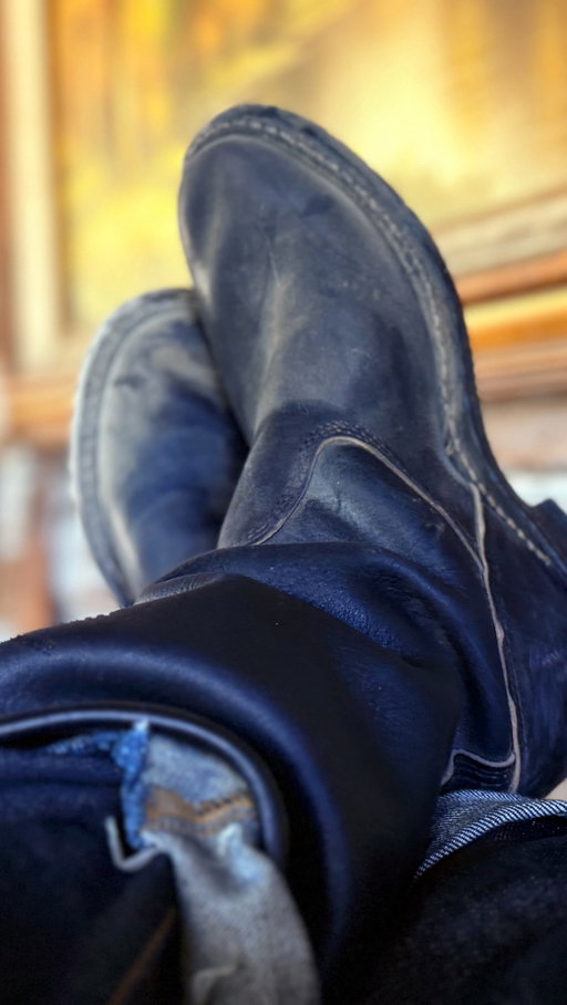 I’ve gone through so many boots over the years. I finally found the most comfortable boot I’ve ever owned.  @jamesdean by @whitesboots  Right out of the box they were so comfortable.  Been wearing them for a week. They’re already perfect.  And the look. 🔥. So stoked on these.  My new everyday boot. 
The James Dean by White’s Boots takes inspiration from two silhouettes Jimmy made his own - the riding boots he wore constantly off-set, and the Engineer boot immortalized by Jim Stark in Rebel Without a Cause. Together, they form the foundation of a pull-on style that honors both icons in a single boot.
Built on our historic 55 Arch-Ease® Last with White’s signature Handsewn Stitchdown Construction, and made entirely by hand in Spokane, Washington - hand-lasted, hand-bottomed, and met with skilled craftsmanship at every stage - this isn’t a replica. It’s a tribute.