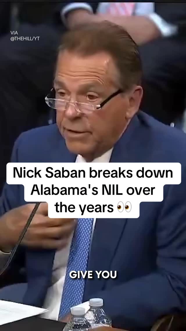 Nick Saban sounded the alarm on the direction of college athletics during Wednesday’s Senate hearing for “The Protect College Sports Act.”