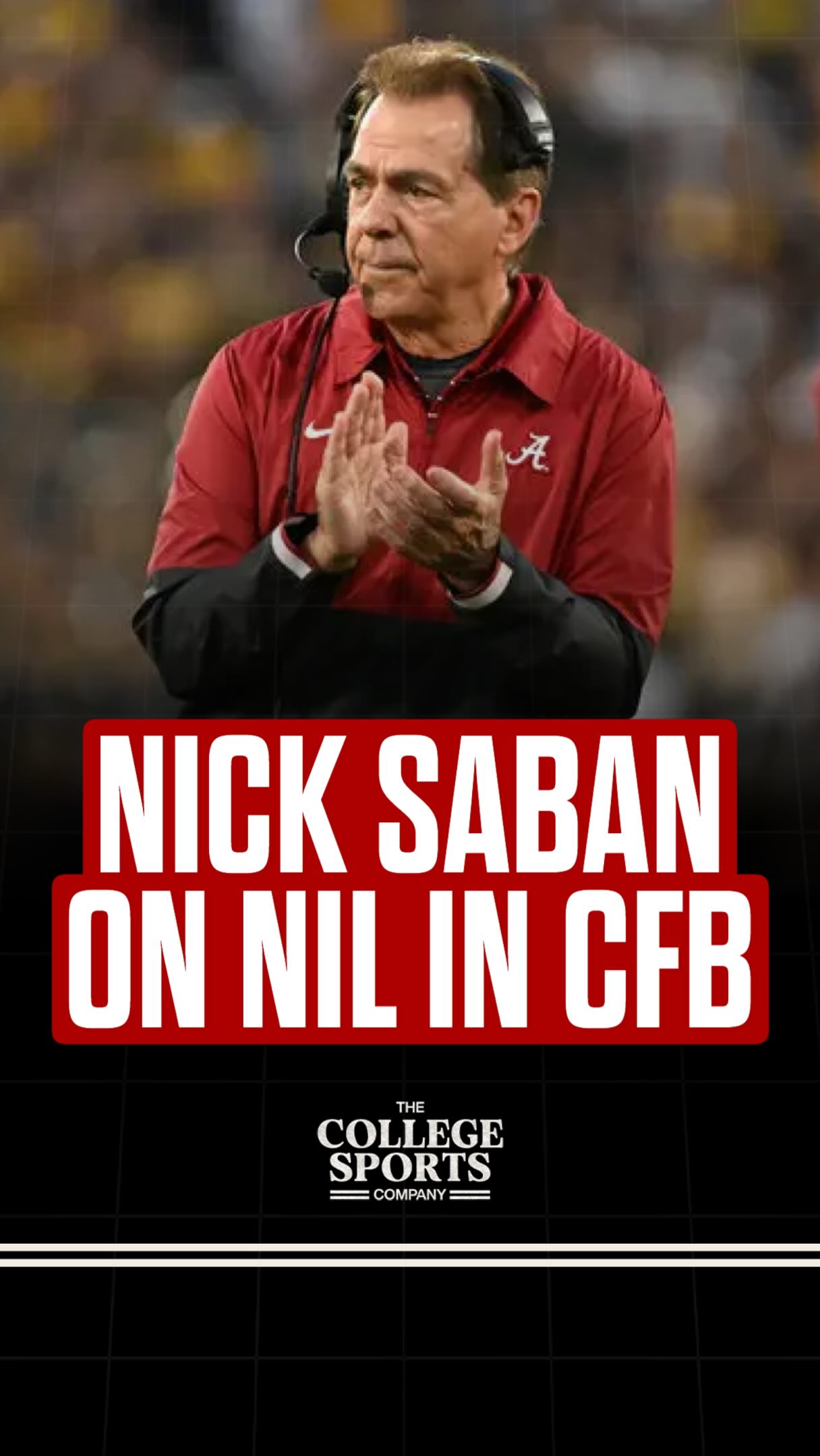 Nick Saban spoke on how NIL has expanded rapidly in the past few years and how it’s getting out of hand 😳

Does NIL need to be more regulated in College Sports?

(🎥: TreyWallace on X)

#nicksaban #alabama #cfb #collegefootball #nil