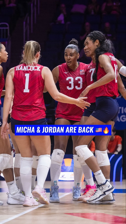 USA 🇺🇸 make a statement to open their #VNL2026 campaign. 🙌

A commanding 3-0 win over Ukraine 🇺🇦, powered by a blend of fresh faces and familiar champions.

Olympic gold medalists 🥇 Micha Hancock and Jordan Thompson were back in red, white and blue, bringing experience, leadership and plenty of quality to a team ready to make noise this summer.

📺 Catch all the action on VBTV: link in bio! 

🏐 #BePartOfTheGame #Volleyball