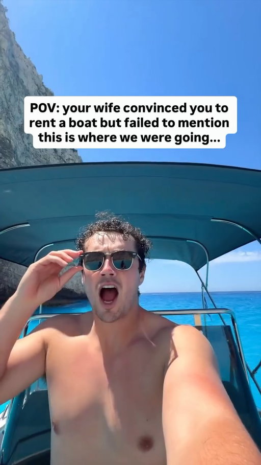 Comment “ZANTE” and we will send you our free guide to visiting! 👇🏼 

This might be the bluest water we’ve ever seen 🤯

One thing about our relationship is that Giselle does all the travel planning. 

And by “all the planning,” I mean Stephen usually has absolutely no idea where we’re going until we get there outside of the basics. 😅

This time she casually said, “Let’s rent a boat for the day.”

What she forgot to mention was that we’d be cruising around some of the bluest water we’ve ever seen, exploring Laganas Bay, Turtle Island, the Keri Caves, and ending up at Myzithres 😍

We’ve been lucky enough to visit a lot of beautiful places around the world, but Myzithres instantly became one of those spots we’ll never forget 🇬🇷

Who’s the travel planner in your relationship? 🧐

🚤: @calypsoboatrentals