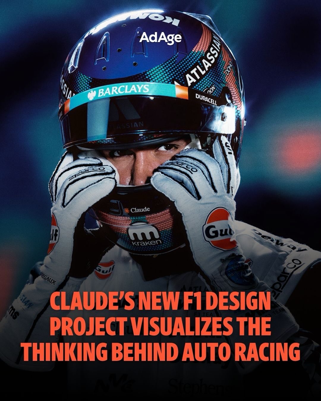 🏎️ @claudeai and @williamsf1team are using this weekend’s Monaco Formula 1 Grand Prix to spotlight the people behind the pit wall and behind the wheel with a campaign called “Pattern of Thought.” The effort transforms data gathered from drivers and team personnel into a visual identity that will appear across helmets, race suits and the team’s garage during the race weekend.

The campaign, from Mother, centers on the mental side of F1, highlighting how engineers, strategists and drivers process information and make decisions under pressure.

“Everyone sees the car. Almost no one sees the thinking,” said Andrew Stirk, head of brand at Anthropic. “‘Pattern of Thought’ makes it visible: the focus, teamwork and judgment. A race is won in hundredths of a second. A championship takes the extended thinking of a whole team, and that is the thinking Claude is designed to support.”

The work extends Anthropic’s “Keep Thinking” brand platform, designed to center the key role of humans amid the rise of artificial intelligence. It also reflects the AI industry’s obsession with auto racing, which is a highly data-heavy spots.

📲 Read about the full campaign at the link in our bio. 🔗