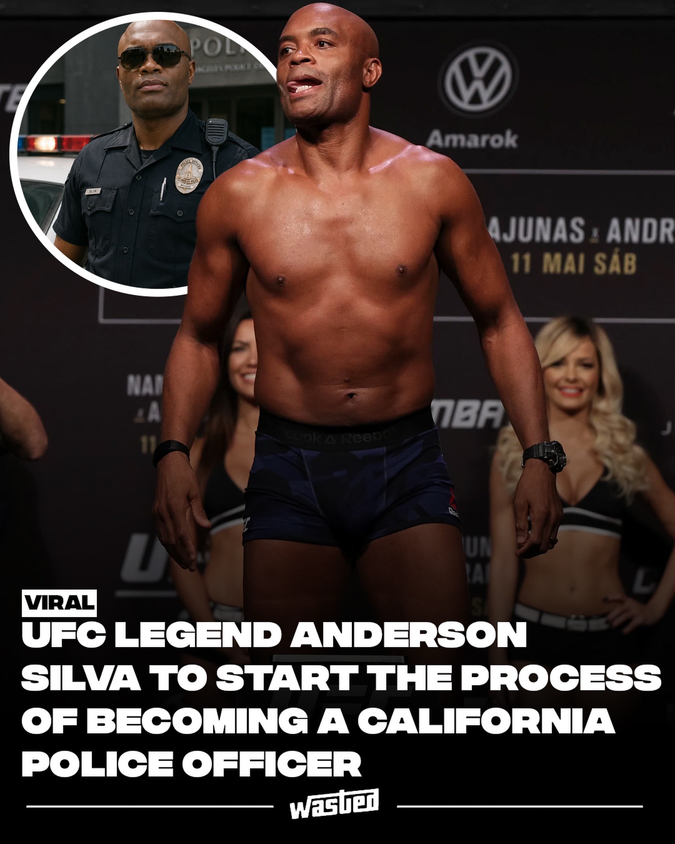 Anderson Silva, widely regarded as one of the greatest fighters in mixed martial arts history, has begun the process of becoming a police officer in California. The 50-year-old UFC Hall of Famer revealed the plan after knocking out fellow former champion Tyron Woodley in a December 19 boxing match, telling interviewer Ariel Helwani he was heading "right now" into police academy training. He has since shared footage of himself in tactical gear, running shooting drills and hands-on operational exercises with the Los Angeles Police Department.

It is not a sudden whim. Silva first expressed interest in law enforcement back in 2014, and now frames it as a way to give back to the United States, where he has lived for years. "That's the one part in my life where I need to give something back," he said.

Silva, nicknamed "The Spider," ruled the UFC middleweight division for a record 2,457 days with 10 title defenses. He left the UFC in 2020 but has continued boxing, making the pivot to policing one of the more unexpected second acts in combat sports.

Sources: Yahoo Sports, Sherdog, Lowkick MMA.