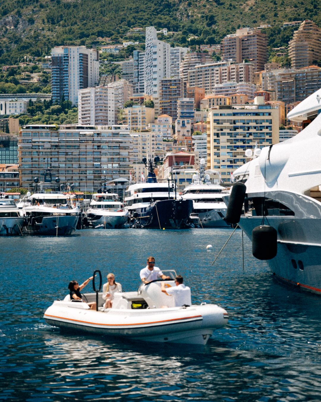 Anchors down, engines up. Monaco is getting ready for the Grand Prix. 🏁

#ARF1 #Monaco