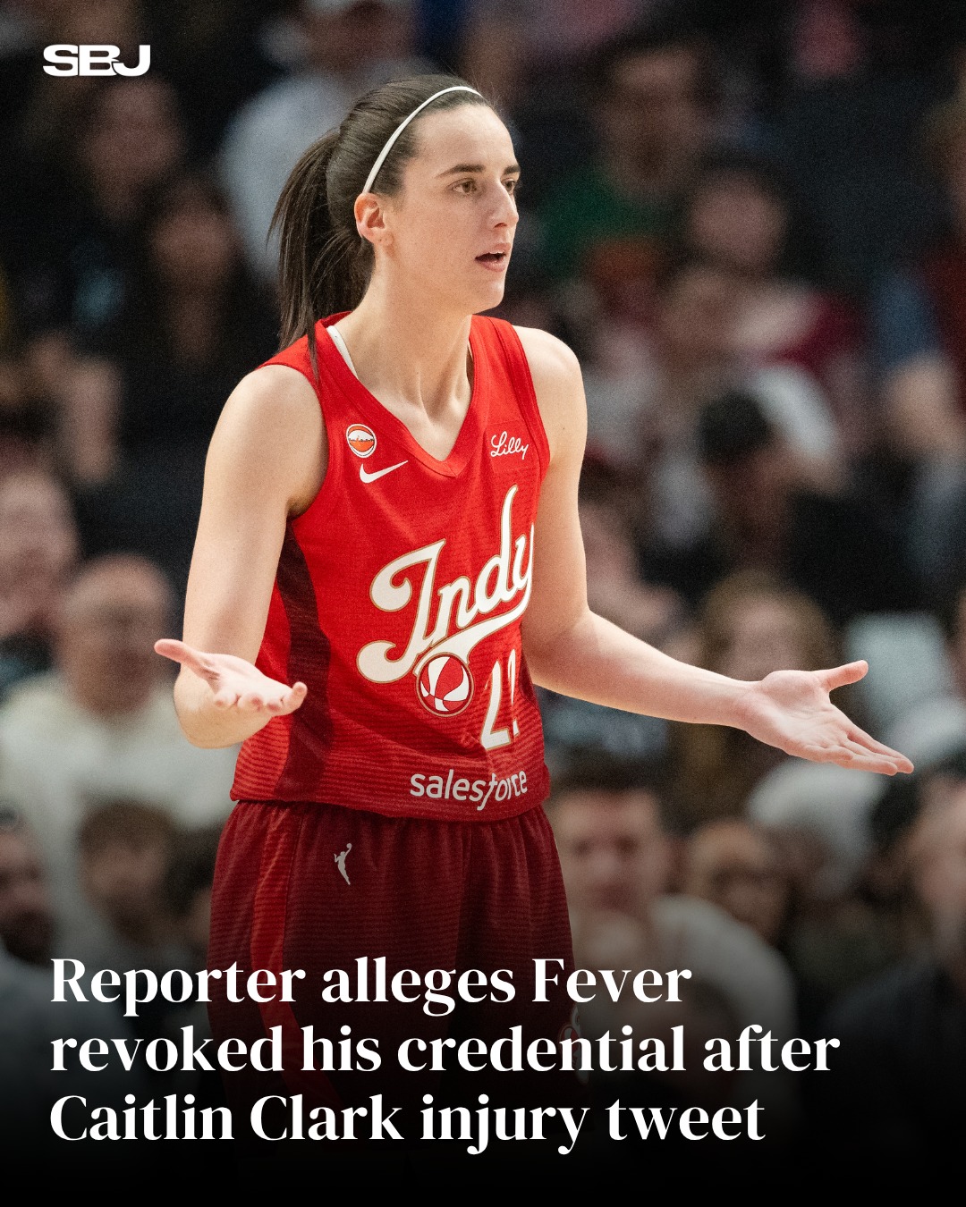 Independent sportswriter Scott Agness alleged in a Substack post that Fever public relations informed him that his “credentialed access to all team events had been revoked.” 

He adds the team “said it was due to ‘the spread of inaccurate and unsubstantiated information’ and cited [his] tweet about Caitlin Clark being ruled out 100 minutes before they defeated the Portland Fire on May 20.” 

Agness notes Fever PR “briefly spoke” with him before the game “to ask about the tweet and state that they believed it was false.” 

Additionally, Agness said in his post that there was “no meeting or further conversation before the decision to revoke [his] credentialed access was communicated to [him].” 

SBJ has reached out to the Fever for comment. 

📲 LINK IN BIO TO READ MORE
